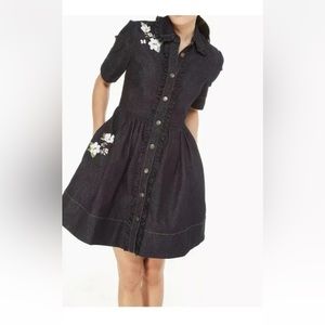 Kate Spade denim shirt dress. Never worn . Retail 385